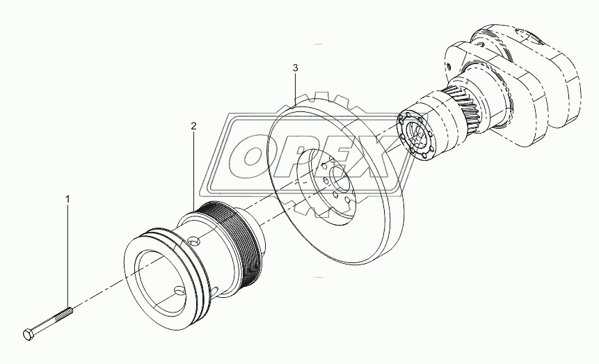 Crankshaft Pulley Group