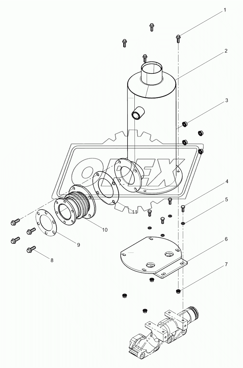 Silencer combination group