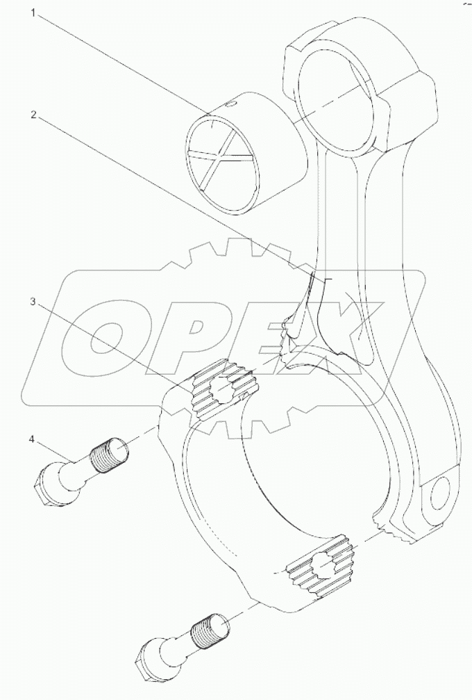  61500030009 Connecting rod assembly