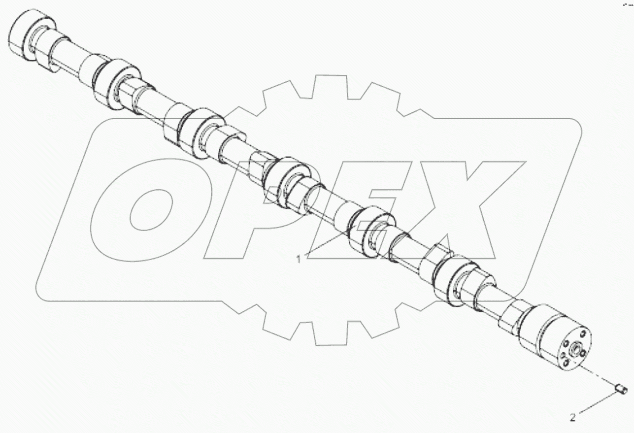  612600050085 Camshaft assembly