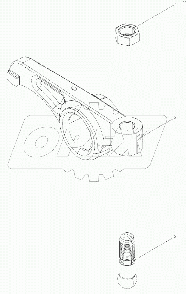  612600050177 Intake rocker arm assembly