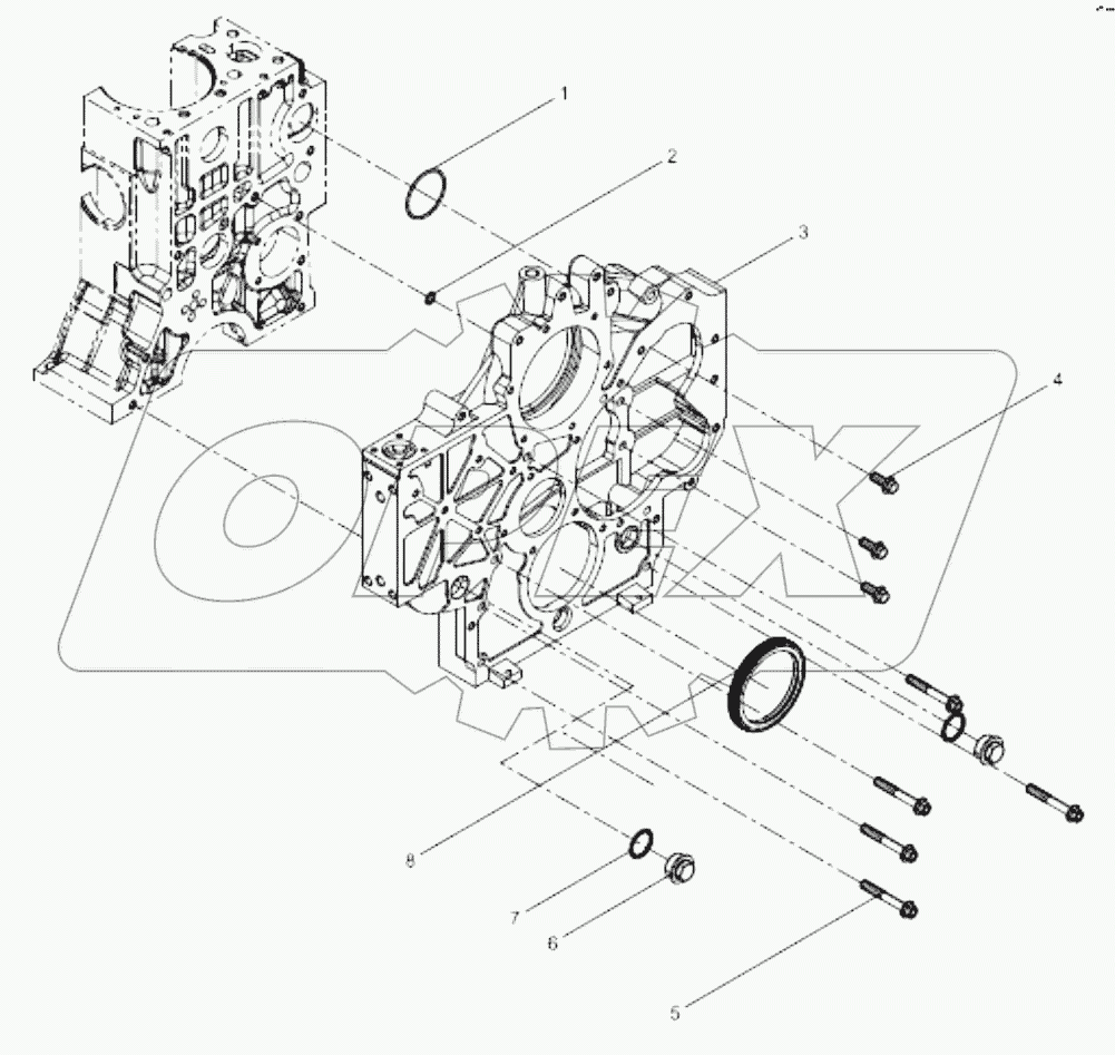  Timing gear box group