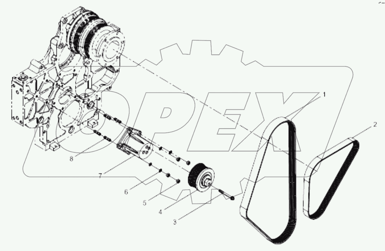  Tensioner and belt group