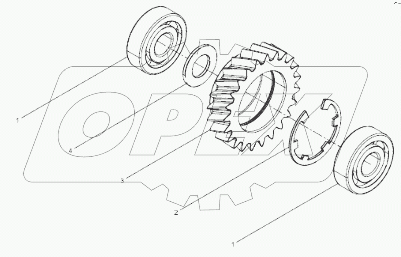  612600070364 Oil pump gear group