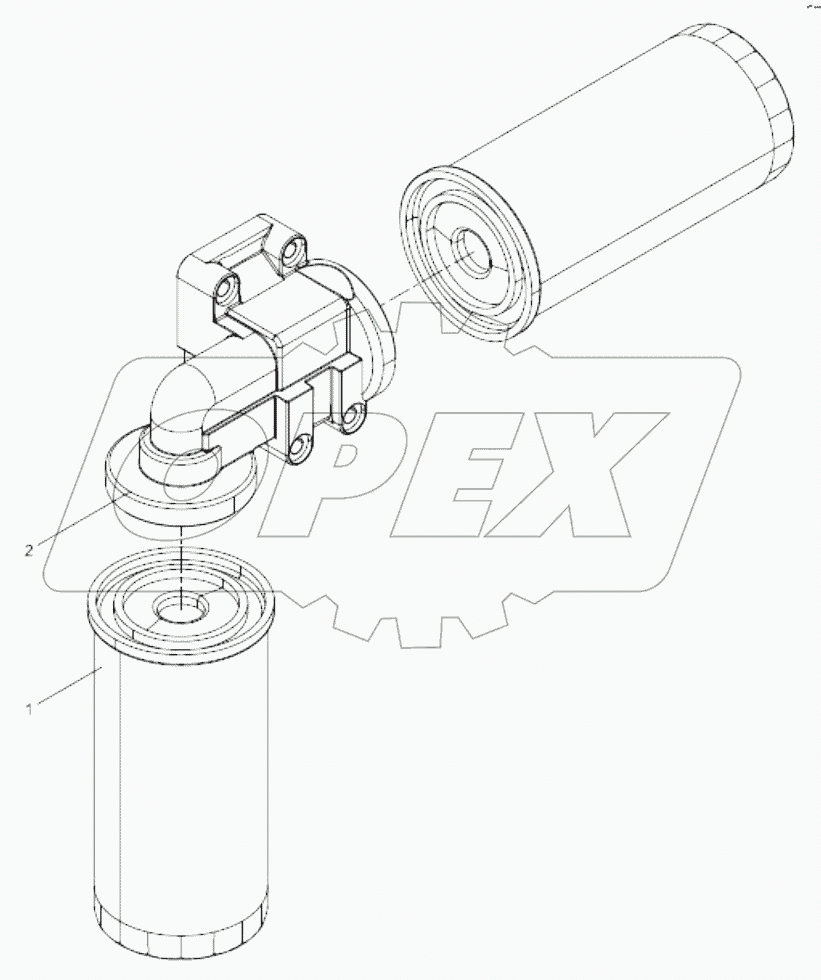  612600070351 Oil flter assembly
