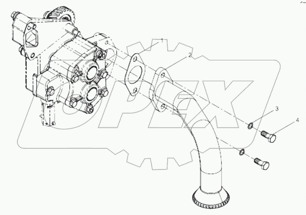  Oil suction strainer group
