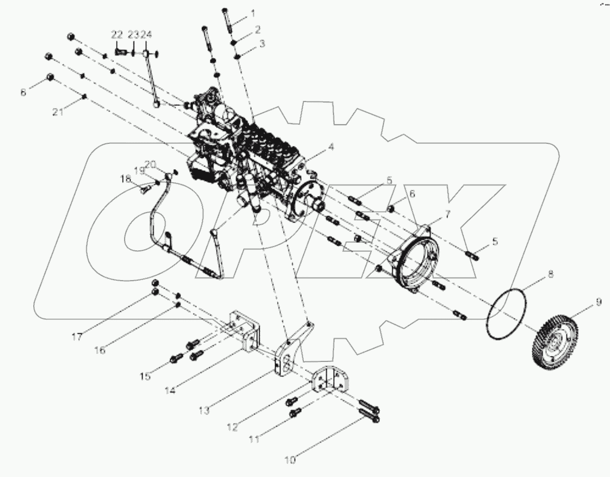  High pressure pump group