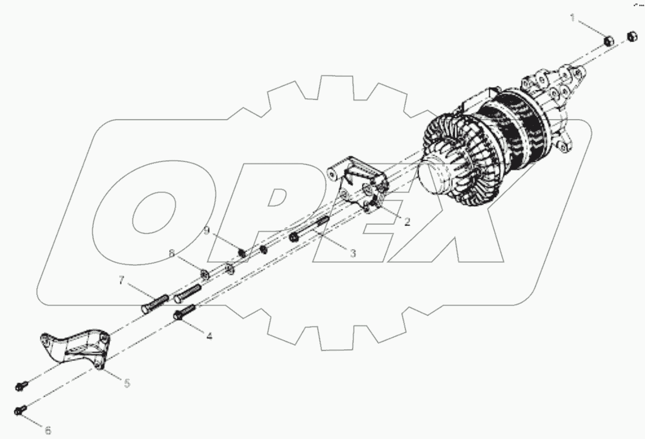  Generator bracket group