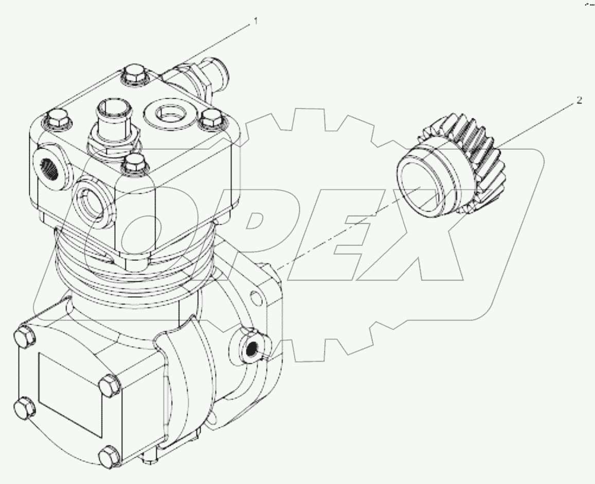  612600130651 Air compussor assembly