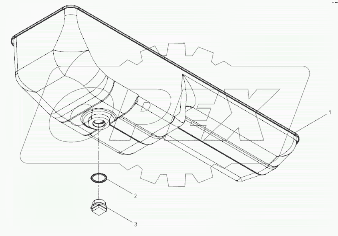  612600150391 Oil pan assembly