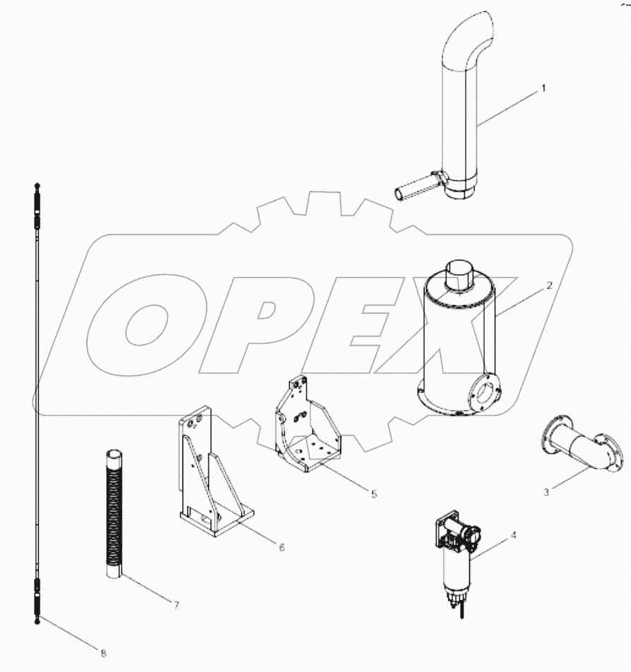  Packing box chassis parts group
