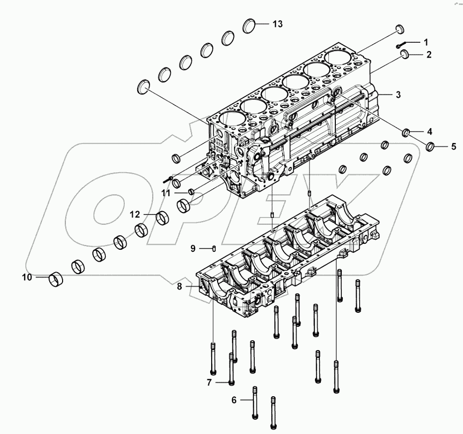  Cylinder block preassembly
