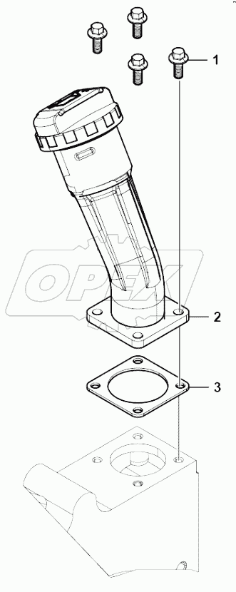  Oil filling tube group