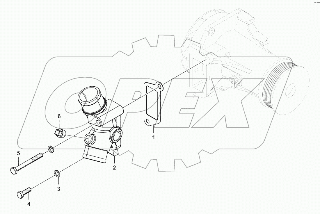  Water pipe connector group