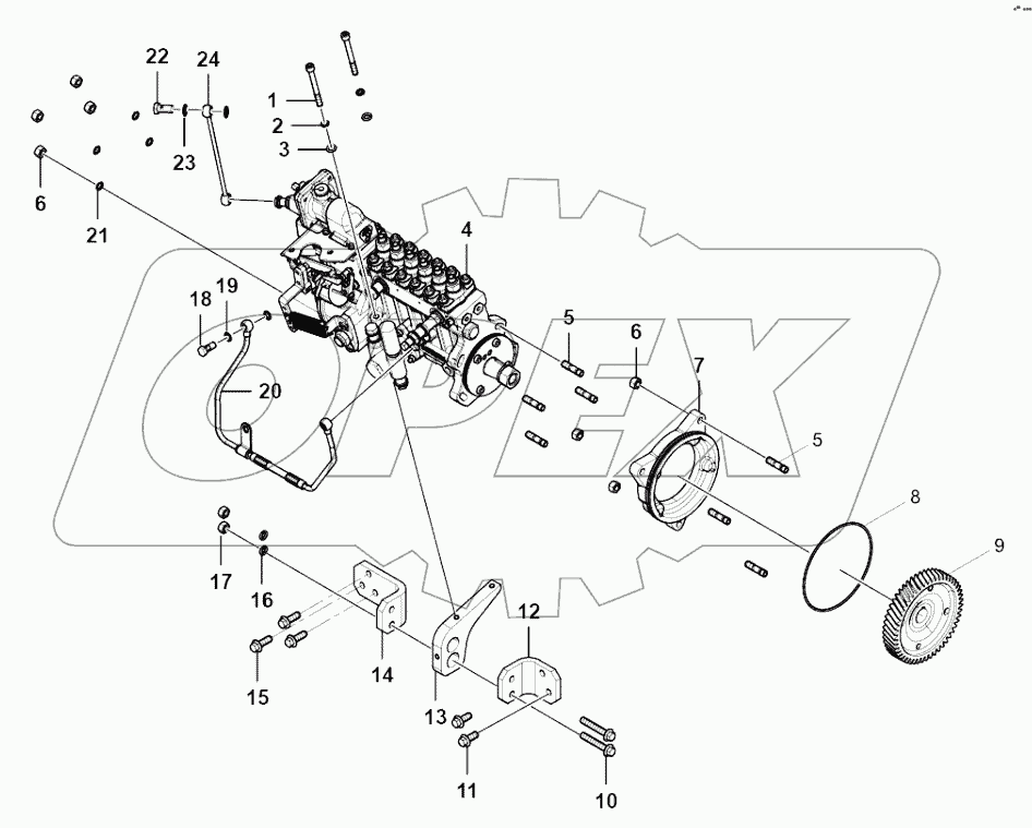  High pressure pump group