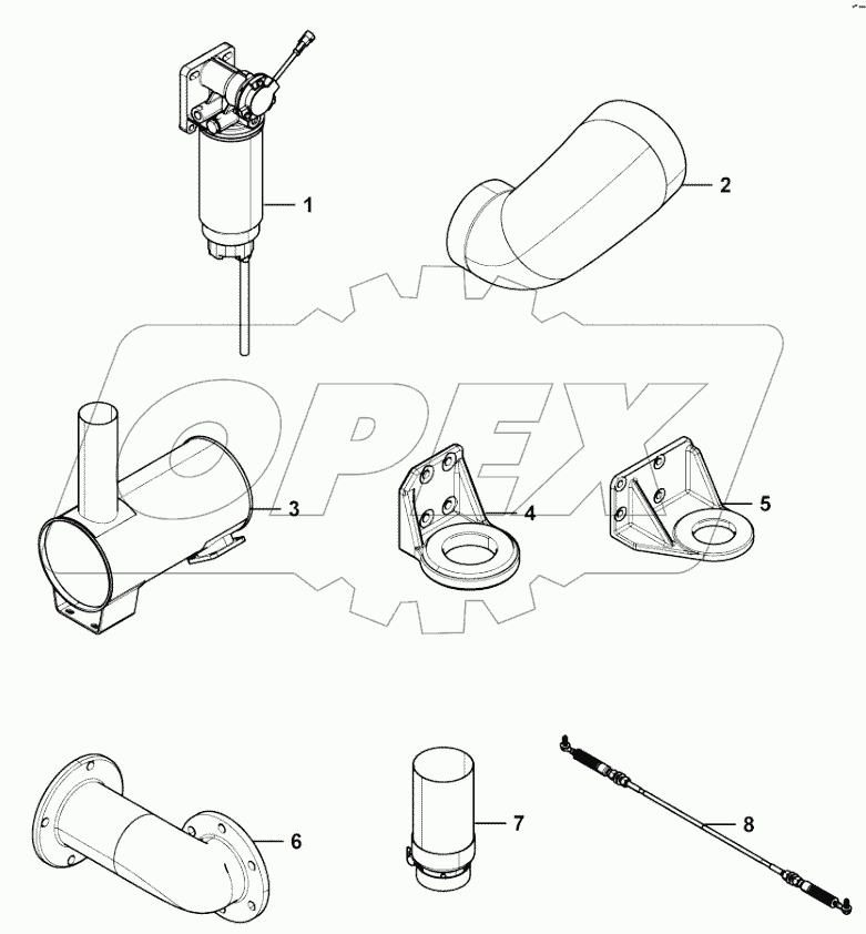  Packing box chassis parts group