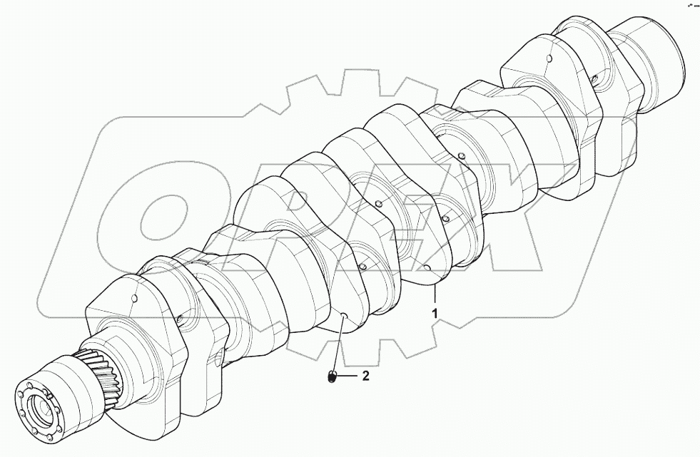  Crankshaft assembly