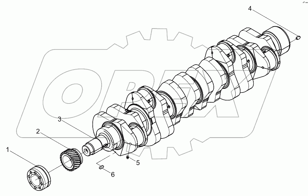  Crankshaft assembly