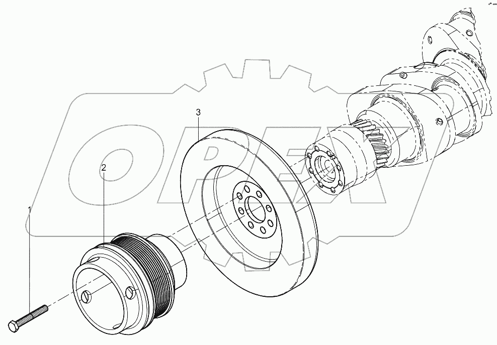  Crankshaft Pulley Group