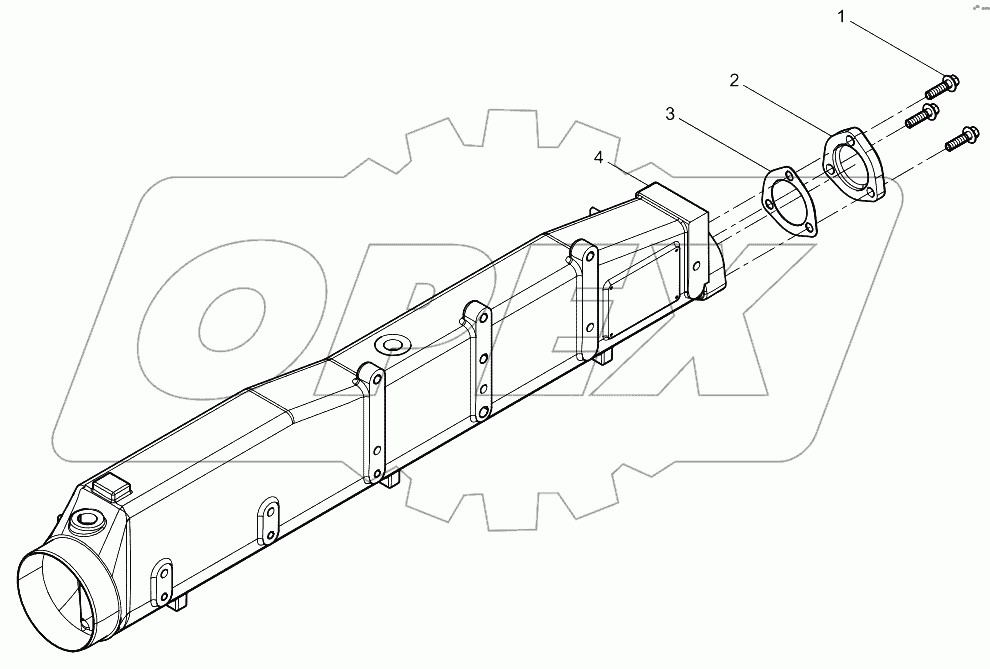  Air inlet pipe  assembly
