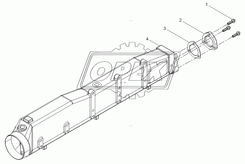 Air inlet pipe  assembly