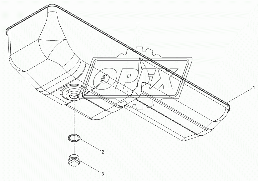 Oil pan assembly