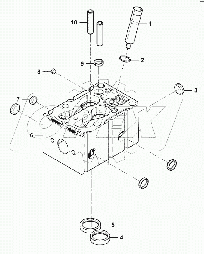  Cylinder head subassembly