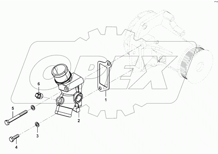  Water pipe connector group