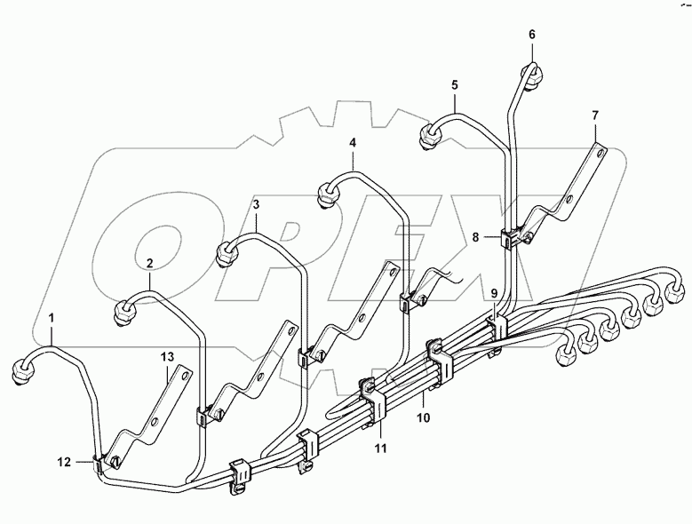  High-pressure fuel pipe assembly