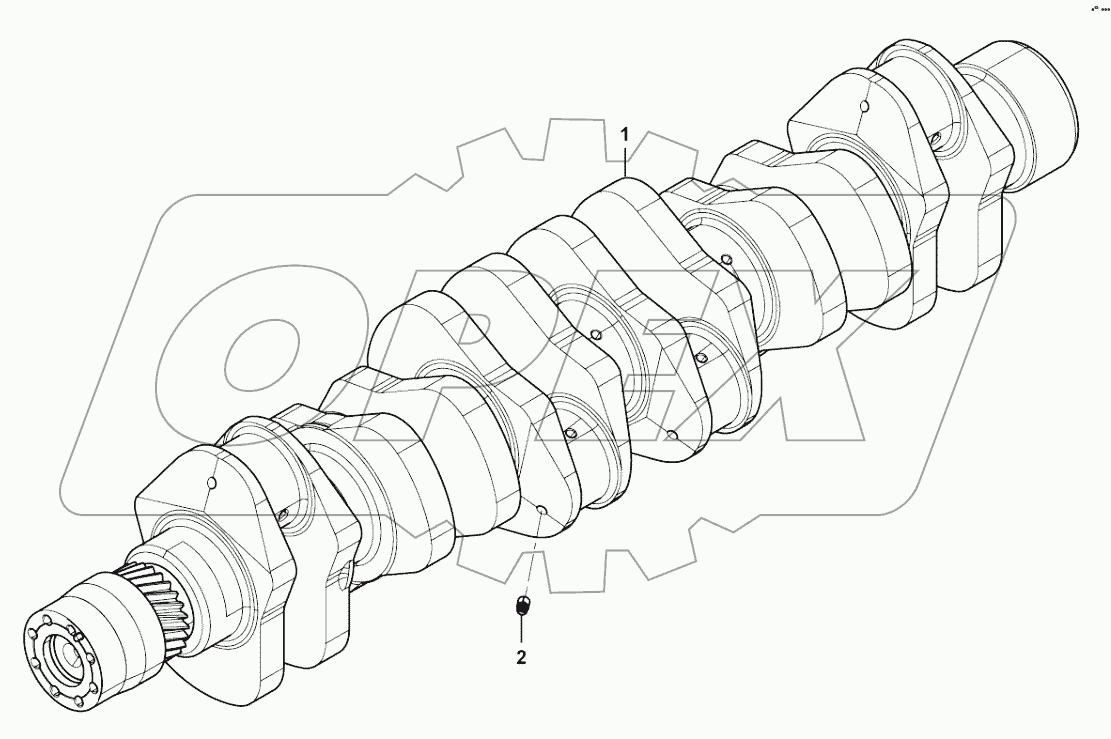  Crankshaft assembly