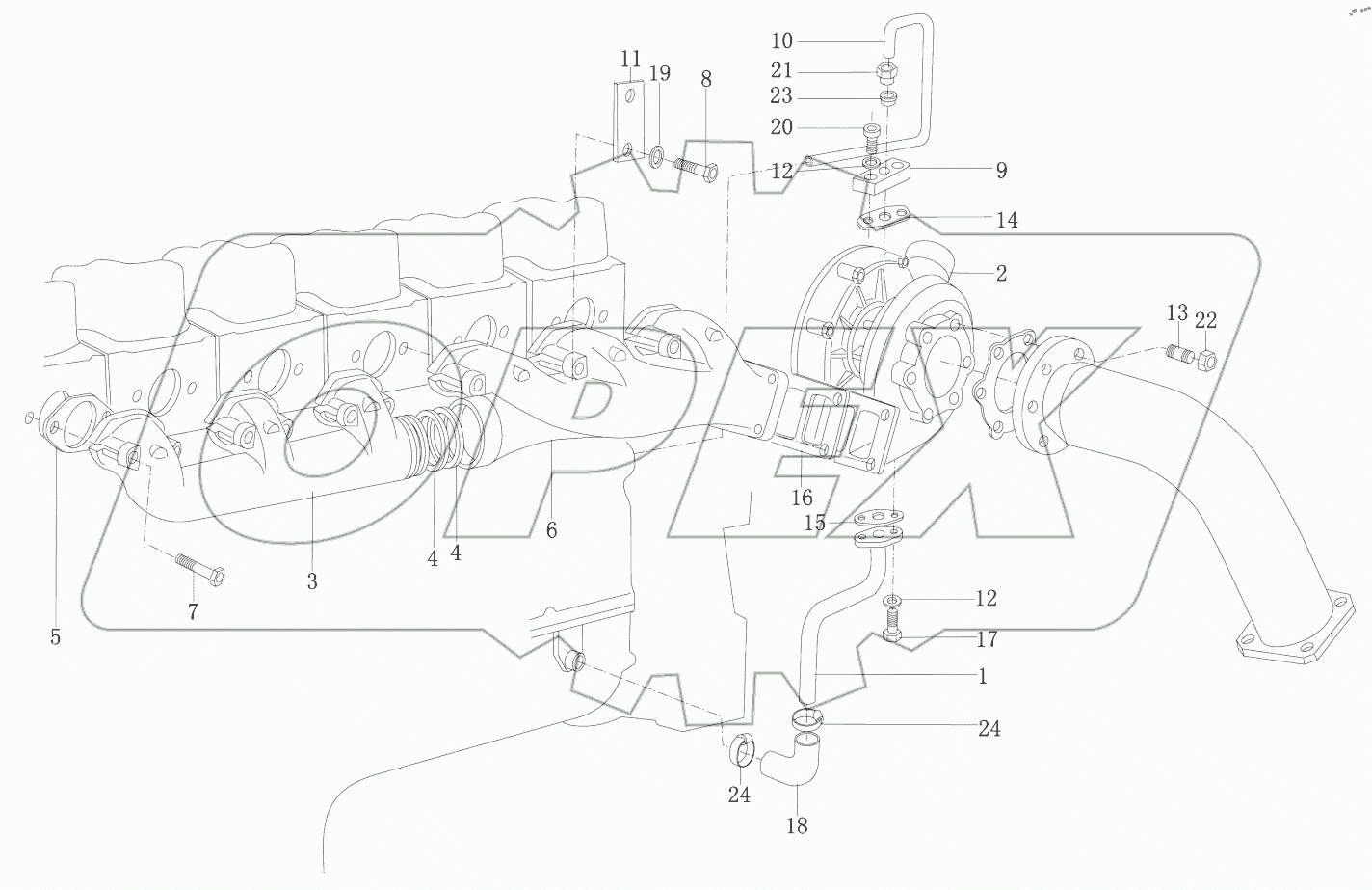  AlR INTAKE EXHAUST MANlFOLD