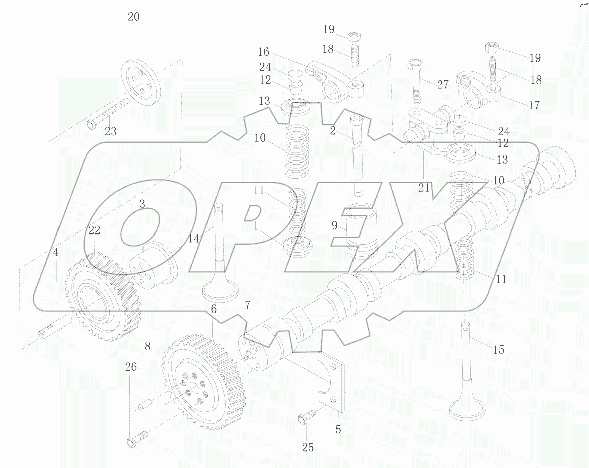  VALVE DlSTRlBUTlNG MECHANISM