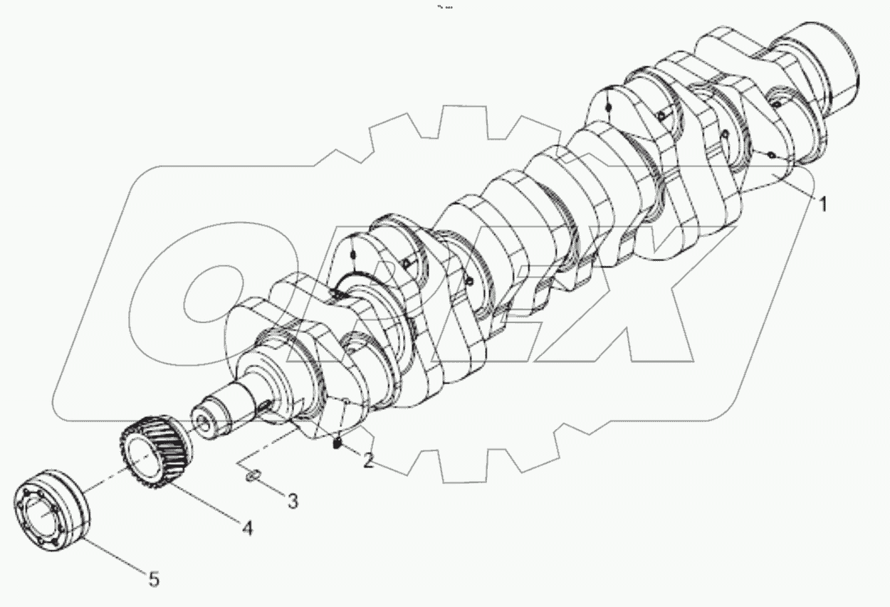  612600020862 Crankshaft assembly