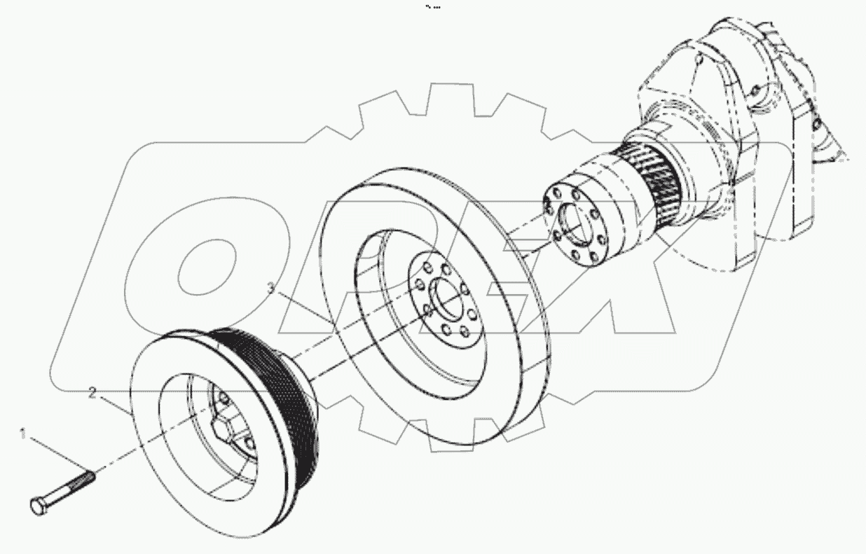  Crankshaft pulley group