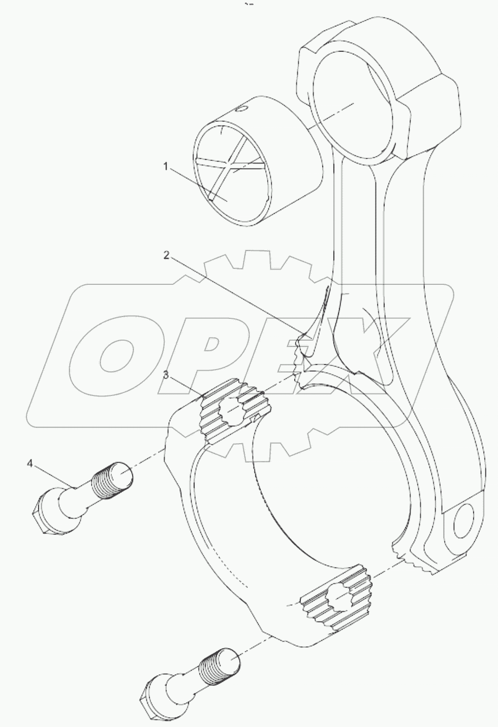  61800030041 Connecting rod assembly