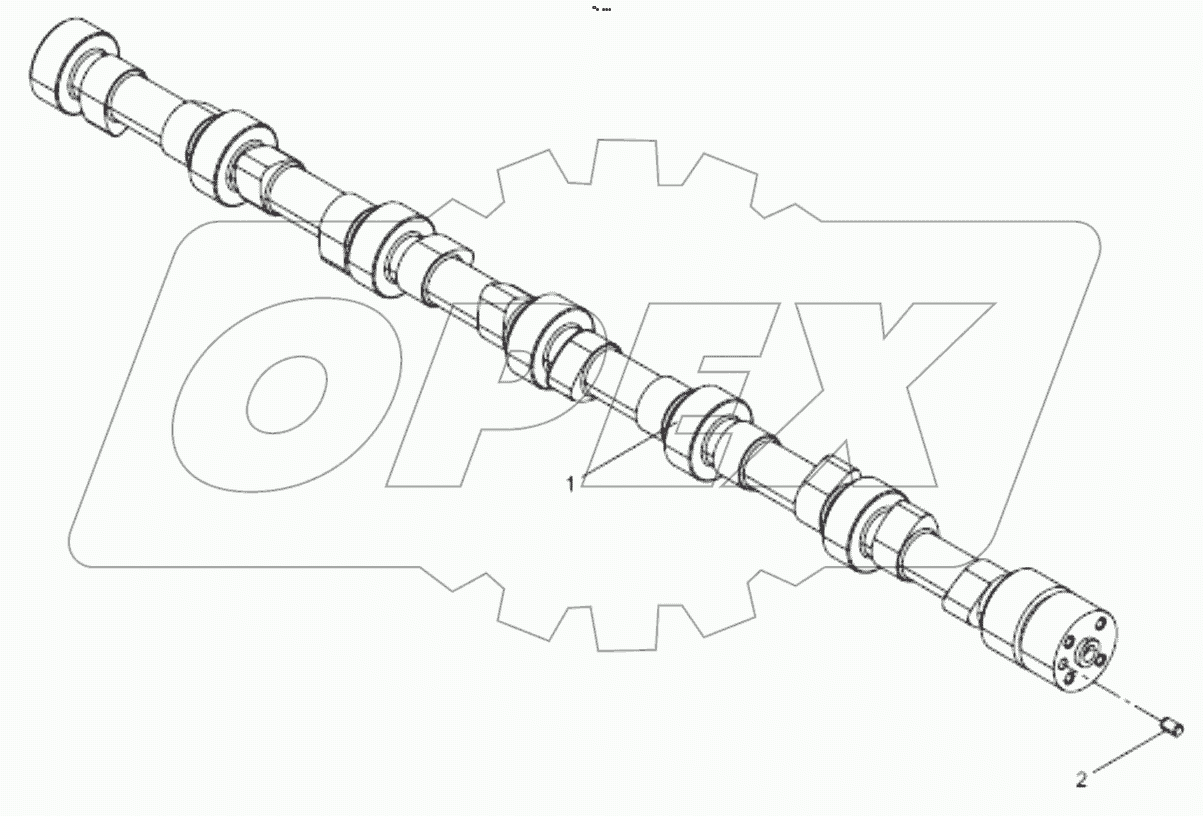  612600050087 Camshaft assembly