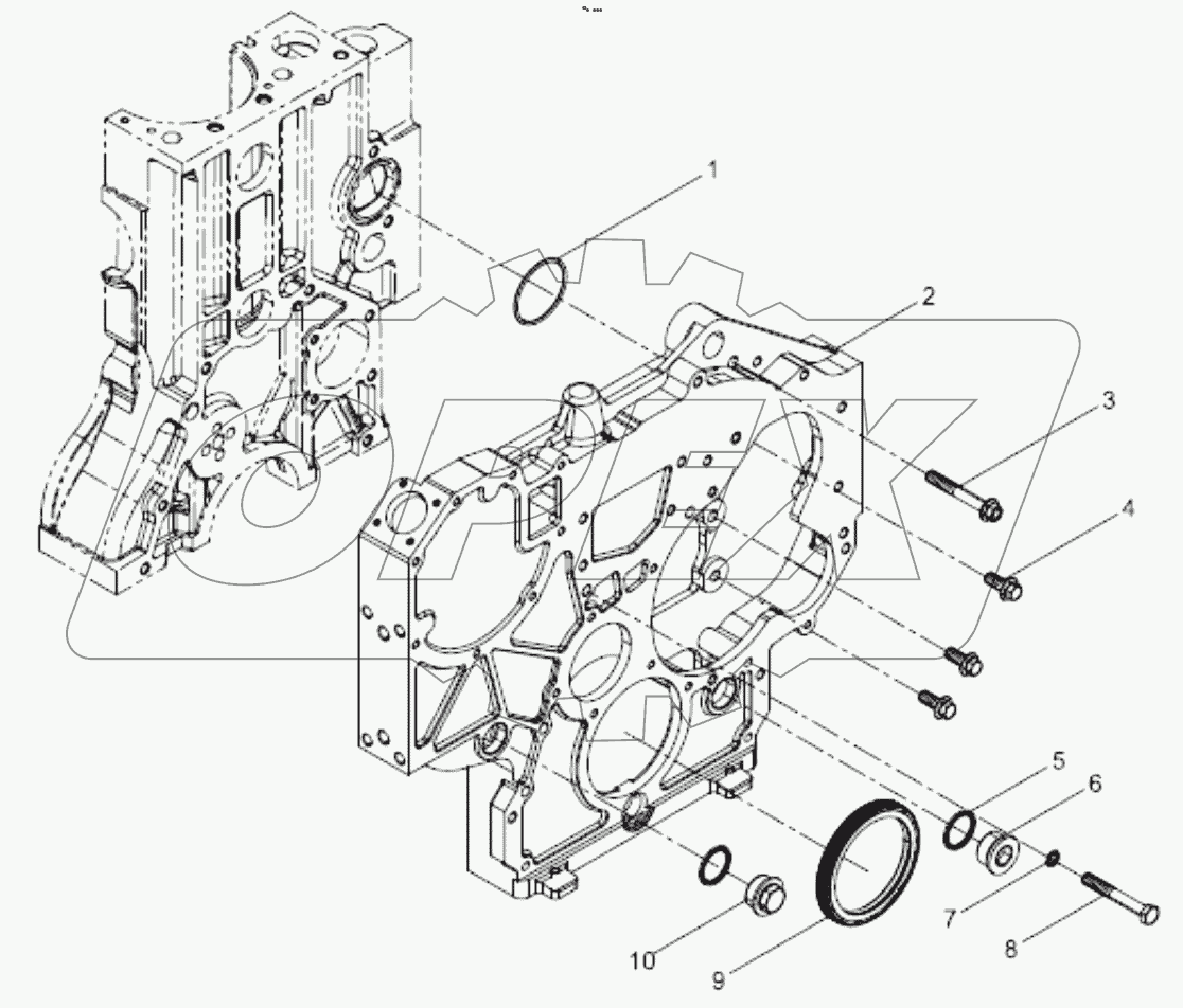 Timing gear housing group