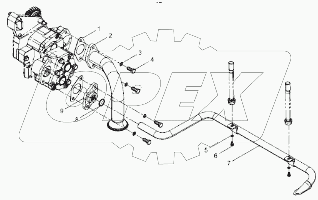  Oil suction strainer group
