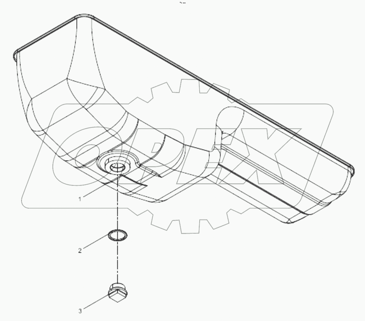  612600150379 Oil pan assembly