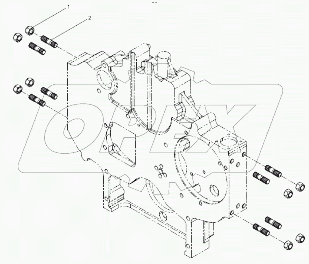  Engine bracket group