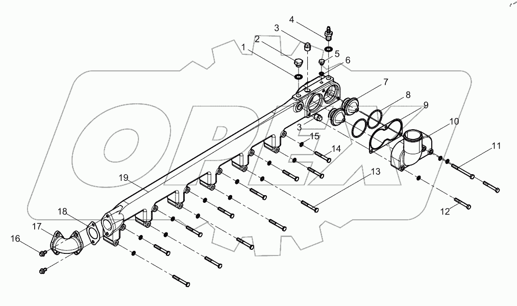  Water Outlet Pipe Group