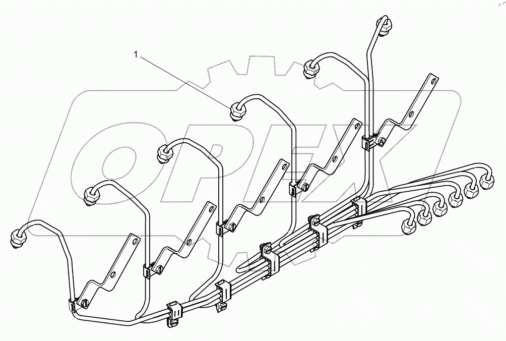 High Pressure Fuel Injection Pipe Group