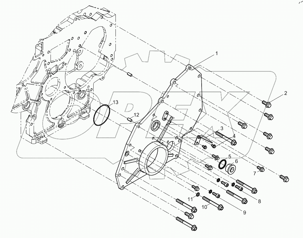 Cylinder Block Front Cover Group