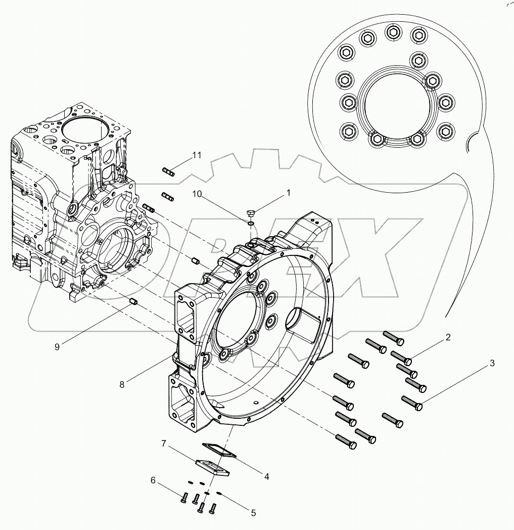  Flywheel Housing Group
