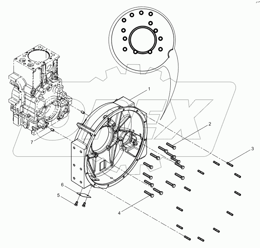  Flywheel Housing Group