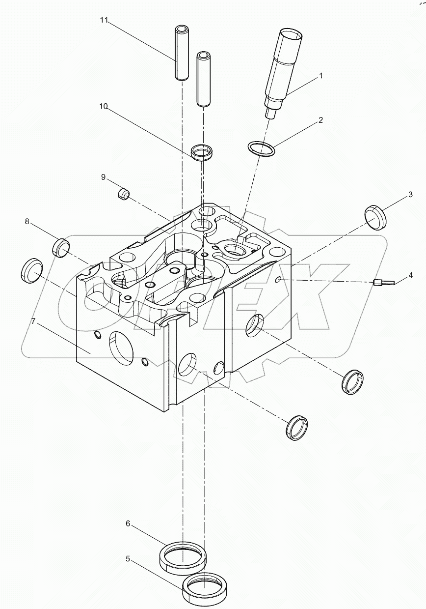  Cylinder head subassembly