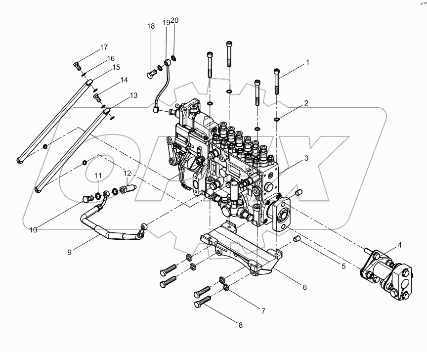  High pressure pump assembly