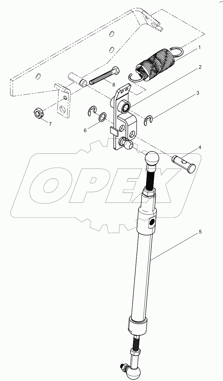  Pneumatic throttle control mechanism