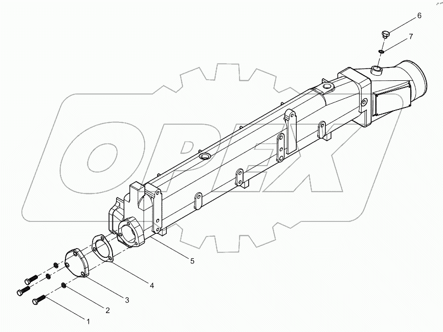  Air inlet pipe  assembly