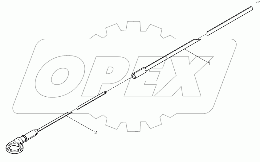  Oil dipstick assembly